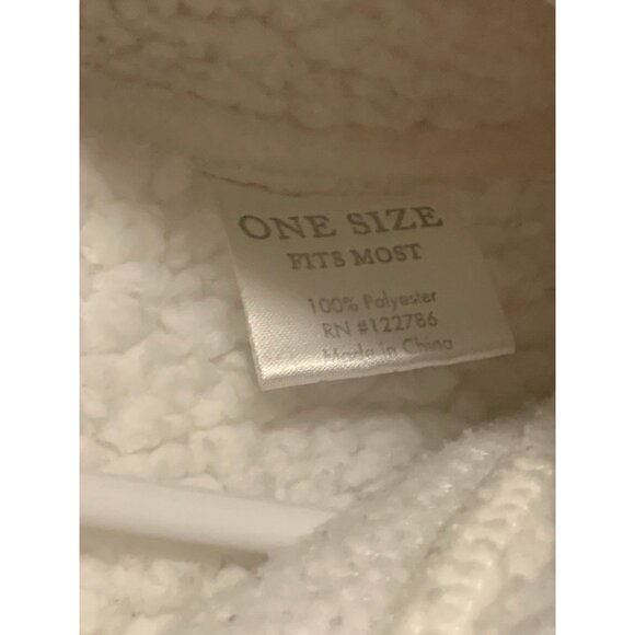 Cozy Critters White Soft Hooded Animal Robe - Picture 5 of 5